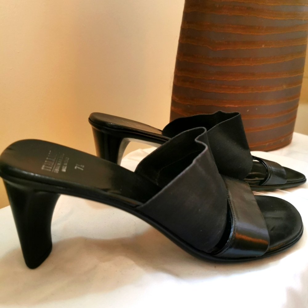 Italian shoemakers, genuine leather sandals, 7.5